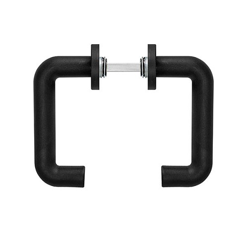 Ручки протипожежні на планці SANTOS 1919 Round Black чорні - Фото №2