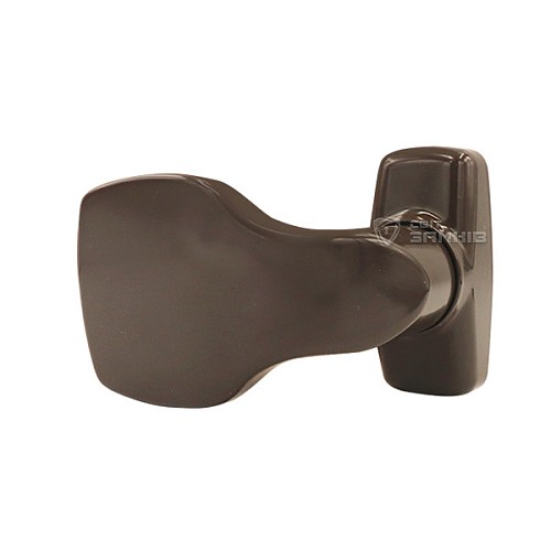 Ручки на розеті MEDOS Merkury фіксована-фіксована коричнева - Фото №3