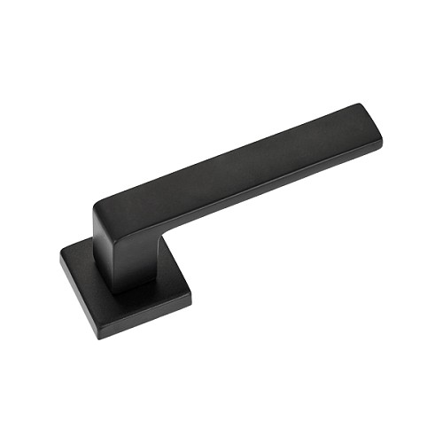 Ручки на розеті SICMA Shelby Nero Opaco чорний матовий - Фото №4