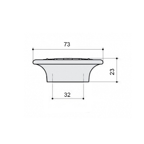 Ручка меблева BOSETTI MARELLA Classic 32 мм емаль florence бронза  - Фото №5