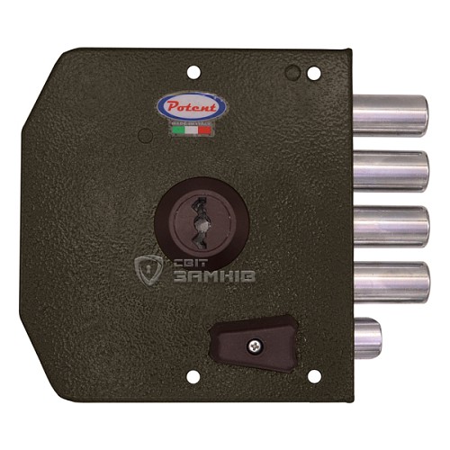 Замок накладной POTENT 440 (BS60мм) левый 3 ключа - Фото №2