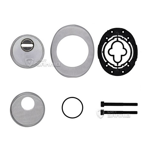 Протектор AZZI FAUSTO F23 25 мм 85x70 матовий хром - Фото №4