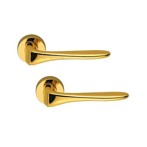 Ручки на розеті COLOMBO Madi AM31 (CD49BZGG-CD43G) полірована латунь - Фото №1