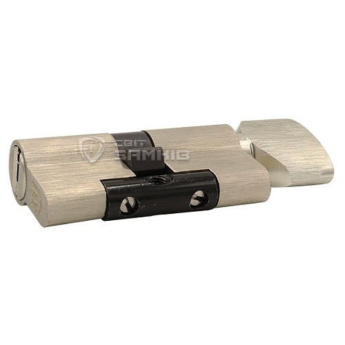 Цилиндр SHERLOCK HK ABC 70T (35*35T) никель сатин - Фото №2