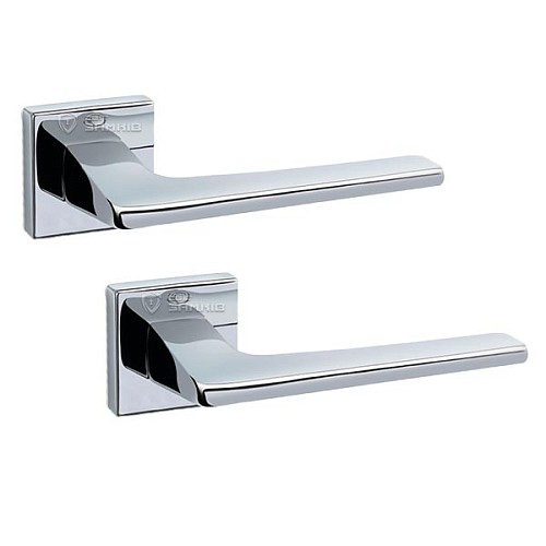 Ручки на розеті CONVEX 1495 (2145) полірований хром - Фото №1