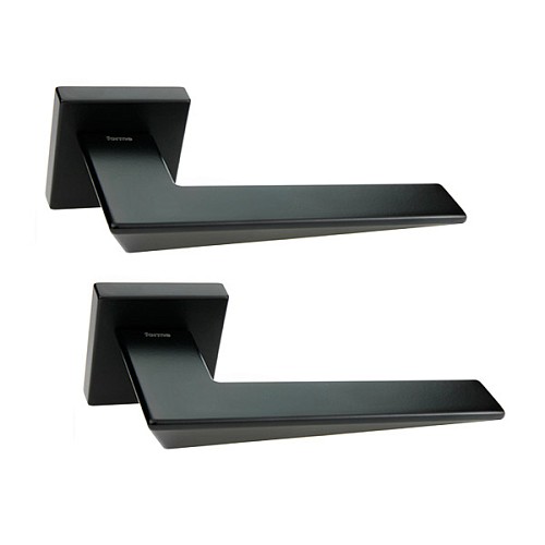 Ручки на розеті FORME Naxos 215Q N52 чорний матовий - Фото №1