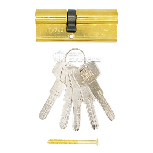 Цилиндр KALE 164BNE 90 (35*55) сатин латунь - Фото №3