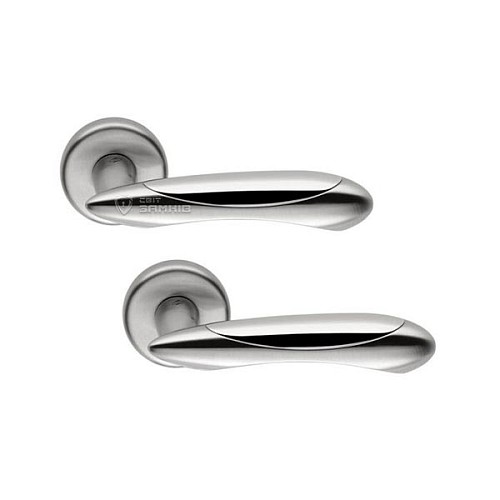 Ручки на розеті COLOMBO Talita LC21 (CD69BZG-CD63) матовий хром/хром - Фото №1