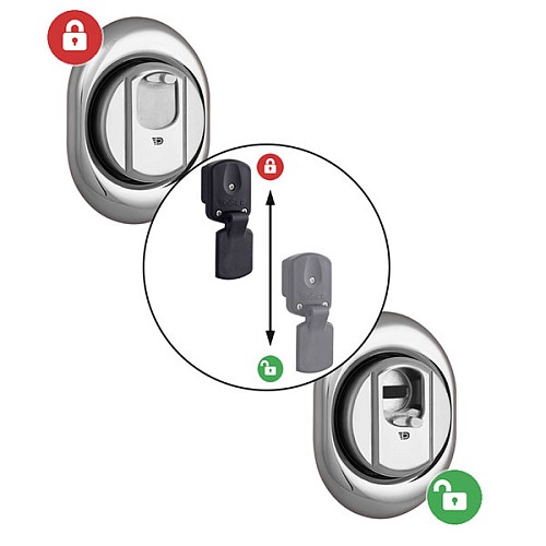 Протектор магнітний DISEC 4GN2MB 25 мм хром полірований - Фото №9