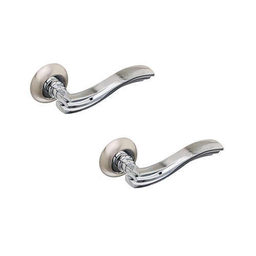 Ручки на розеті GAVROCHE Rubidium AL-A5 SN/CP нікель/хром - Фото №1