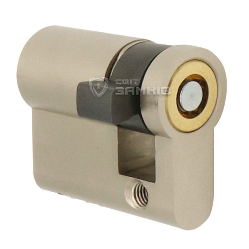 Циліндр половинка TITAN K1 ML 60 (50*10) нікель сатин 3 ключа - Фото №2