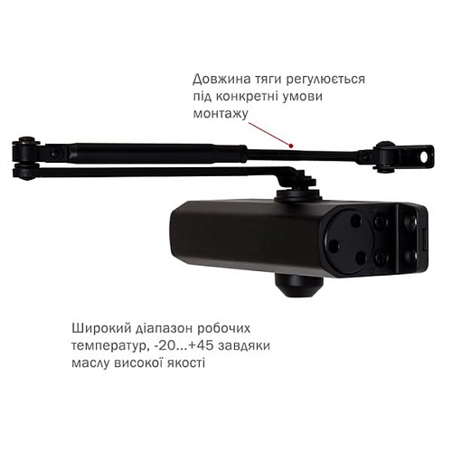 Дотягувач RYOBI 9903 STD до 60кг Чорний - Фото №3