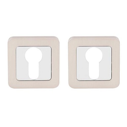 Накладки на сердцевину RDA RY40 хром/сатин никель - Фото №1