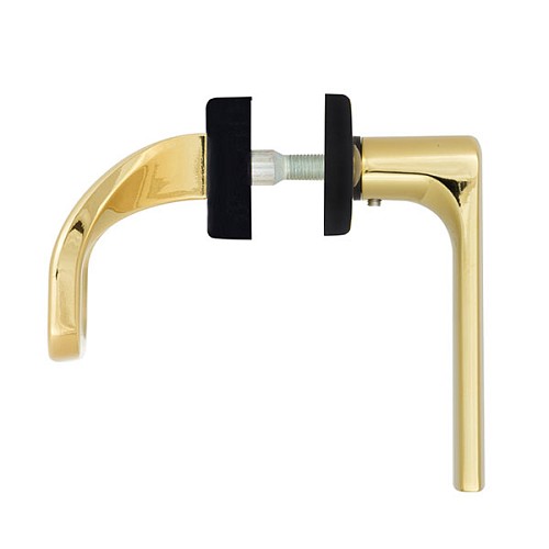 Ручки на планці ROSTEX 802 R 72мм (38-55мм) фіксована-нажимна титан PVD - Фото №5