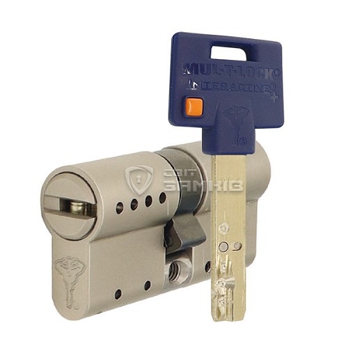 Циліндр MUL-T-LOCK MTL600/Interactive+ MOD 62 (31*31) (модульний) нікель сатин - Фото №1
