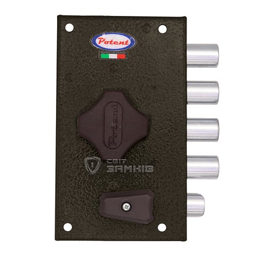 Замок накладной POTENT 1710 (BS45мм) левый 3 ключа - Фото №2