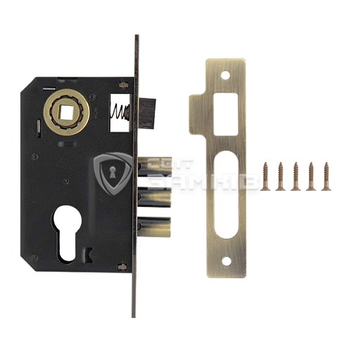 Механизм замка CLASS 9011SR-3R (BS40*61,5мм) AB старая бронза - Фото №4