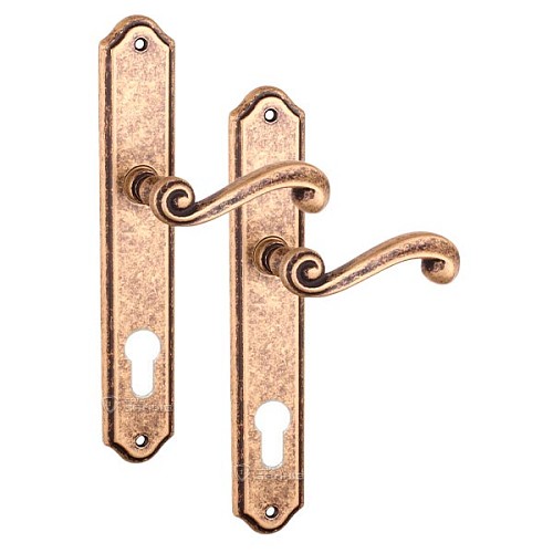 Ручки на планці TUPAI Carla 704-85 античне золото - Фото №1