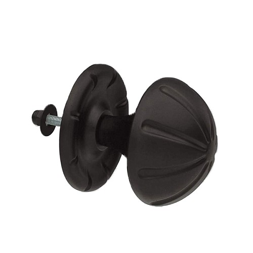 Ручка-кноб AMIG мод.16 (6131) фіксована чорна - Фото №1