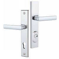 Ручки на планці з протектором ROSTEX R4 R 85мм (38-55мм) хром полірований