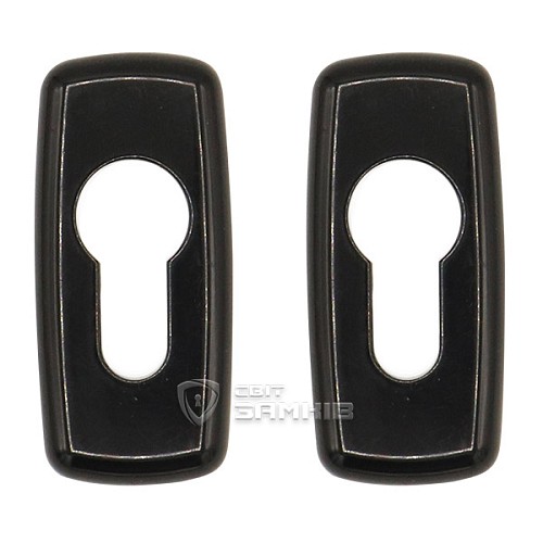 Комплект накладок MEDOS Merkury під циліндр чорний - Фото №1