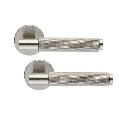 Ручки на розеті ILAVIO 2411 (1055-1112) нікель - Фото №1