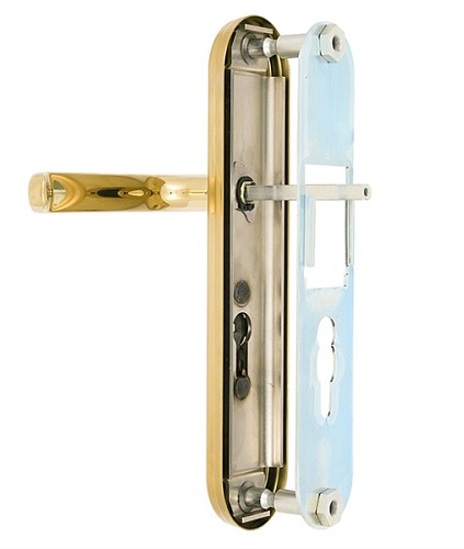 Ручки на планці з протектором ROSTEX Universal R 72мм (38-55мм) титан PVD - Фото №2