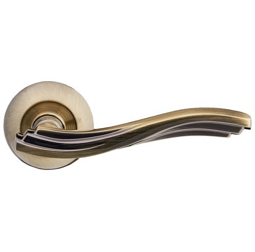 Ручки на розеті GAVROCHE Rubidium AL-A5 AB бронза - Фото №2