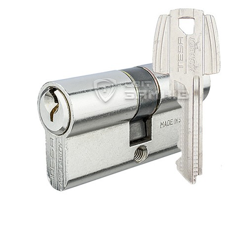 Циліндр TESA TE5 75 (35*40) нікель сатин 3 ключа - Фото №1