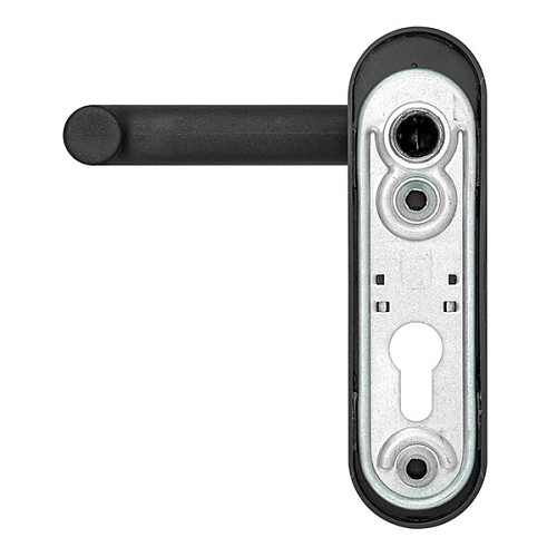 Ручки протипожежні на планці ISEO 032415 чорні - Фото №2