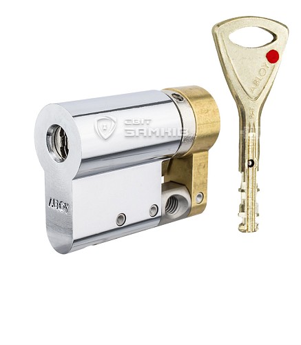 Цилиндр половинка ABLOY Protec2 51,5 (41*10,5) хром полированный 3 ключа - Фото №1