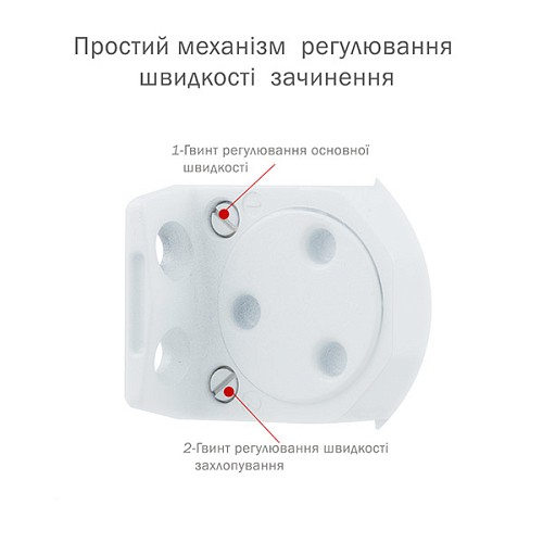 Дотягувач RYOBI DS-2005V BC STD HO з фіксацією до 100кг Блискучо білий - Фото №8