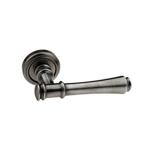 Ручки на розетте FADEX Tako 245V P52 серебро темное - Фото №2