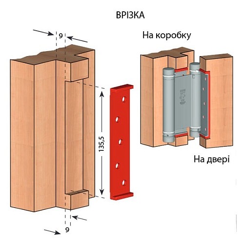 Завіс барний з гальмом ALDEGHI LUIGI 101OA125B 125 мм OA антична латунь - Фото №9