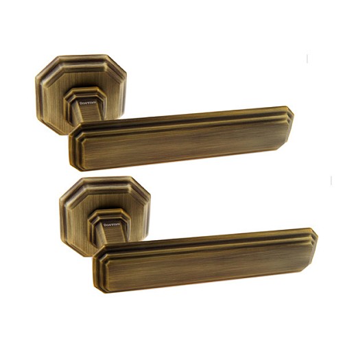 Ручки на розетте FORME Themis 217R B02 бронза матовая - Фото №1