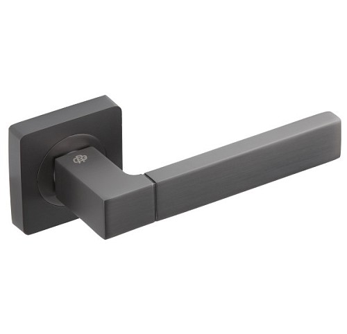 Ручки на розетте GAVROCHE Stannum AL-A1 MBN графит - Фото №3