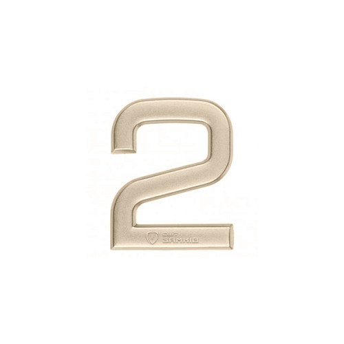 Цифра "2" NIK/SAT нікель-сатин - Фото №1