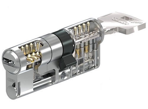 Цилиндр ABUS Bravus 3500 MX Magnet (модульный) 110 (55*55) никель сатин - Фото №2