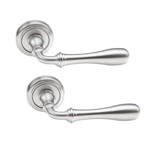 Ручки на розетте FADEX Beta 294V C02 хром матовый - Фото №1