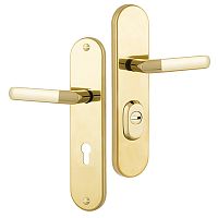 Ручки на планці з протектором ROSTEX Universal R 72мм (38-55мм) титан PVD