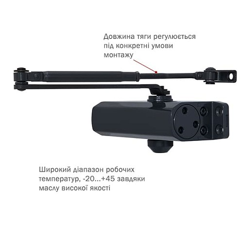 Дотягувач RYOBI 9903 STD до 60кг Сірий Антрацит - Фото №3