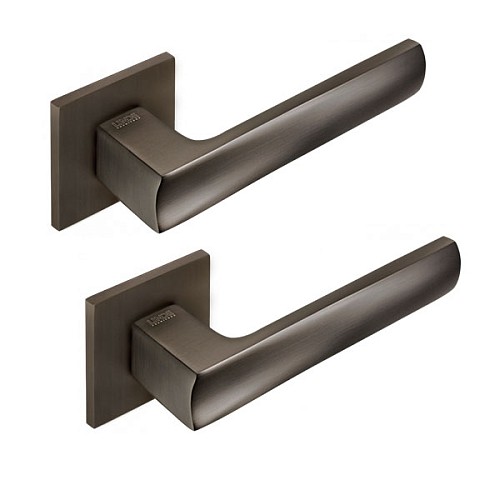 Ручки на розеті MVM/Linde A-2010 (T20-E20) тонка розета MA матовий антрацит - Фото №1