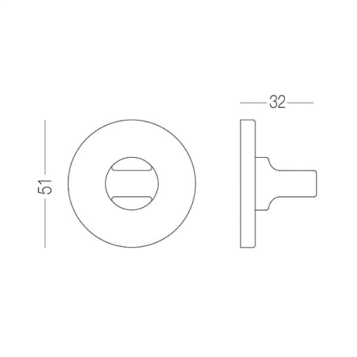 Вороток MVM T19 MC матовий хром - Фото №2