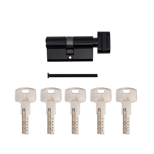 Циліндр KEDR Zink 80T (35*45T) ZCBM чорний матовий - Фото №6