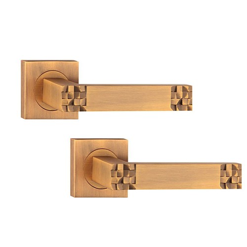 Ручки на розетте SIBA Madrid (R03) матовый кофе  - Фото №1