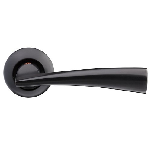 Ручки на розеті GAVROCHE Vanadium AL-A5 BLACK чорний - Фото №3