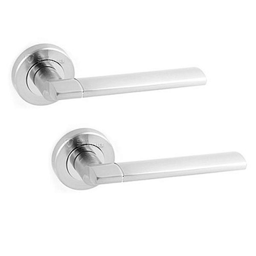 Ручки на розеті APECS H-0492-Z CRM хром матовий - Фото №1