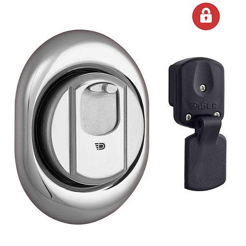 Протектор магнітний DISEC 4GN2MB 25 мм хром полірований - Фото №8