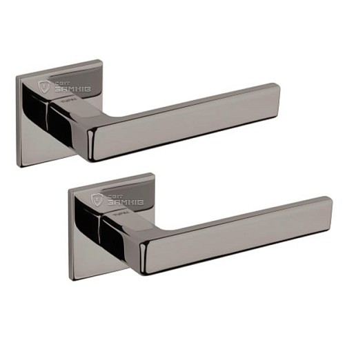 Ручки на розеті TUPAI 3095Q 5S (4040-4049) нікель чорний - Фото №1