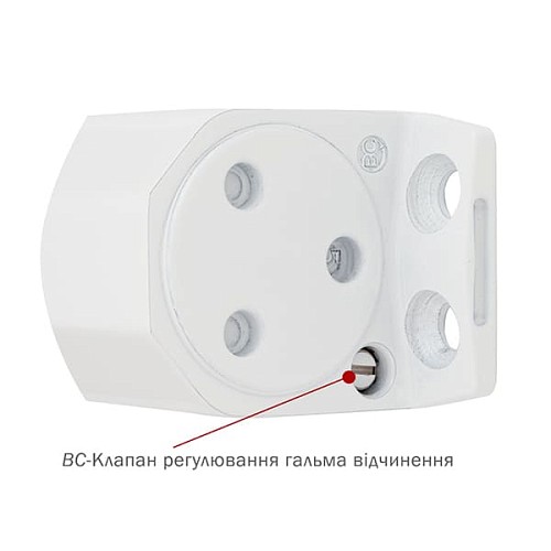 Доводчик RYOBI DS-2005V BC STD с фиксацией до 100кг Белый - Фото №6